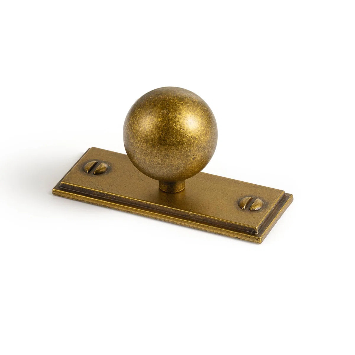 Round Knob With Backplate (Set of 6) | Wayfair North America