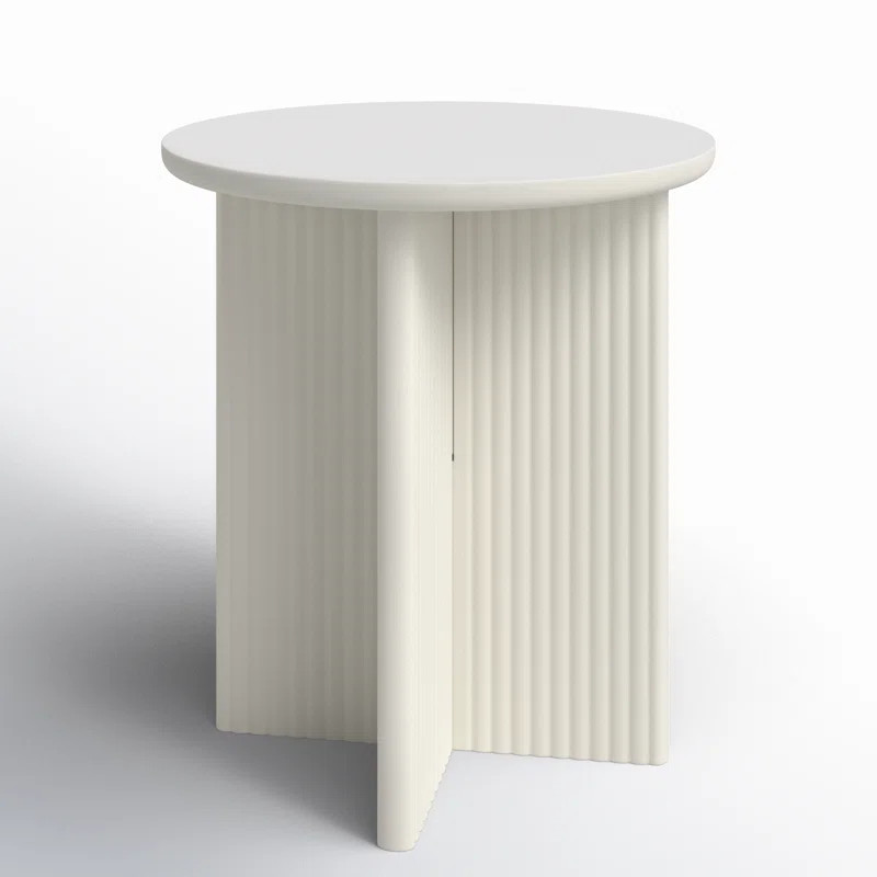 Cervos Fluted End Table | Wayfair North America