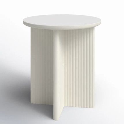 Cervos Fluted End Table