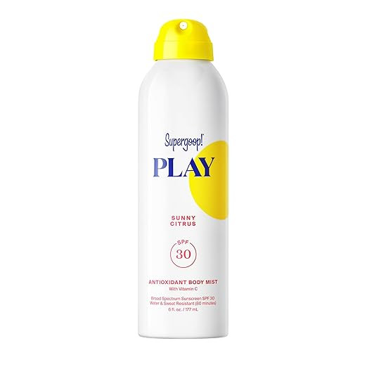 Supergoop! PLAY SPF 30 Antioxidant Body Mist w/Vitamin C -Broad Spectrum Sunscreen Spray - Great ... | Amazon (US)