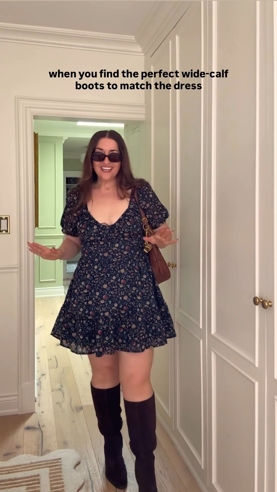 Fall outfit / date night / casual fall dress / mini dress / wide-calf boots / midsize 

Sizing: L regular in dress, XL in shaper

#LTKcurves #LTKfall #LTKmidsize