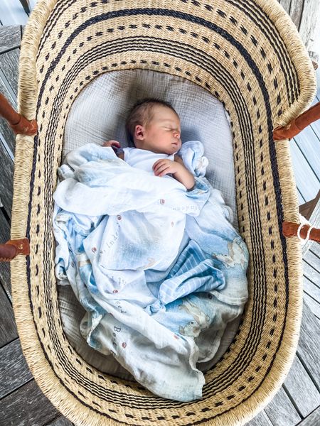 Newborn favorites - for those first few weeks home. Rocking Moses basket is great to keep around the house and even bring baby outside 

#LTKfamily #LTKbaby #LTKbump