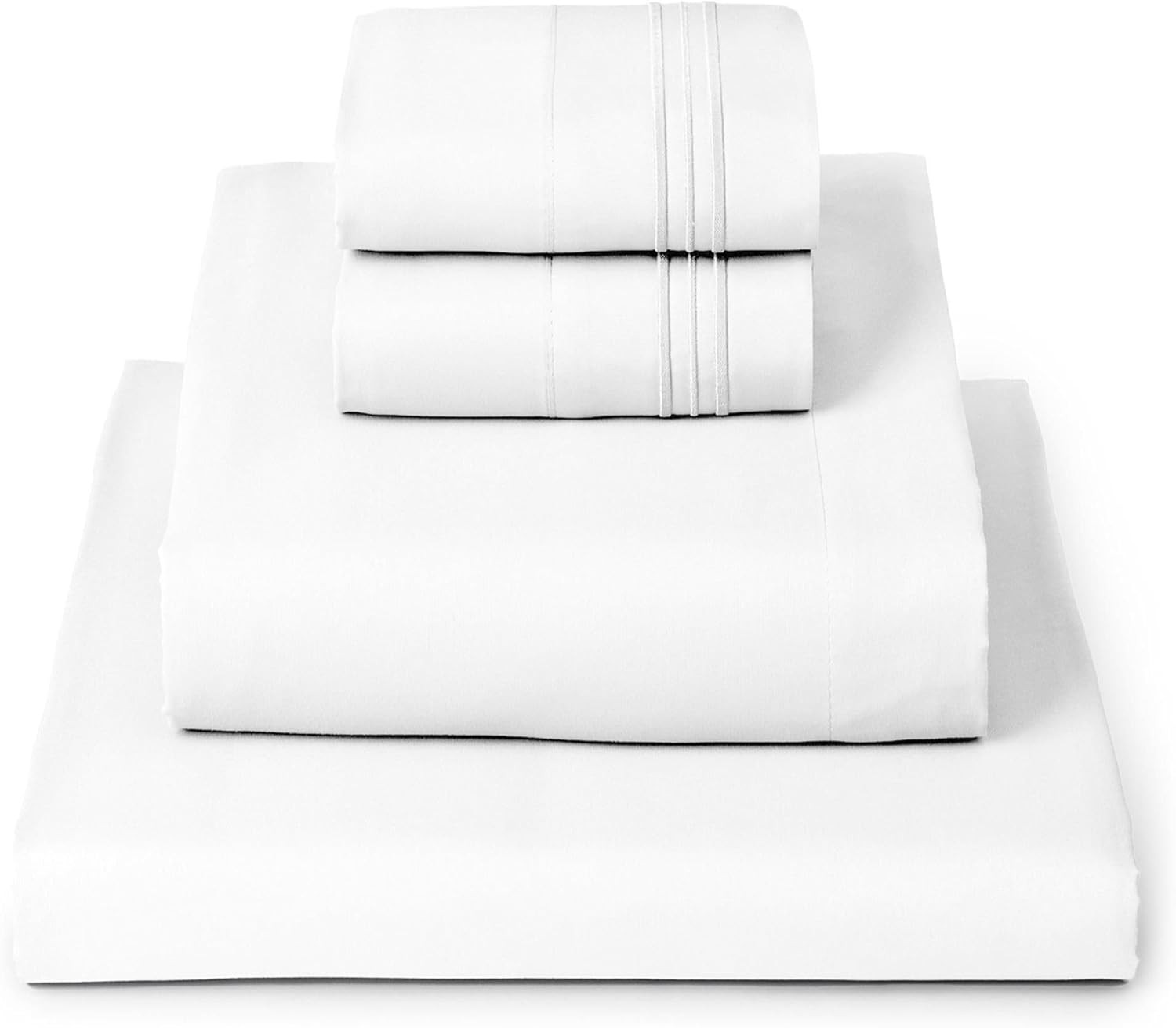 Mellanni King Sheets Set - 4 PC Iconic Collection Bedding - Hotel Luxury, Extra Soft, Cooling Bed... | Amazon (US)