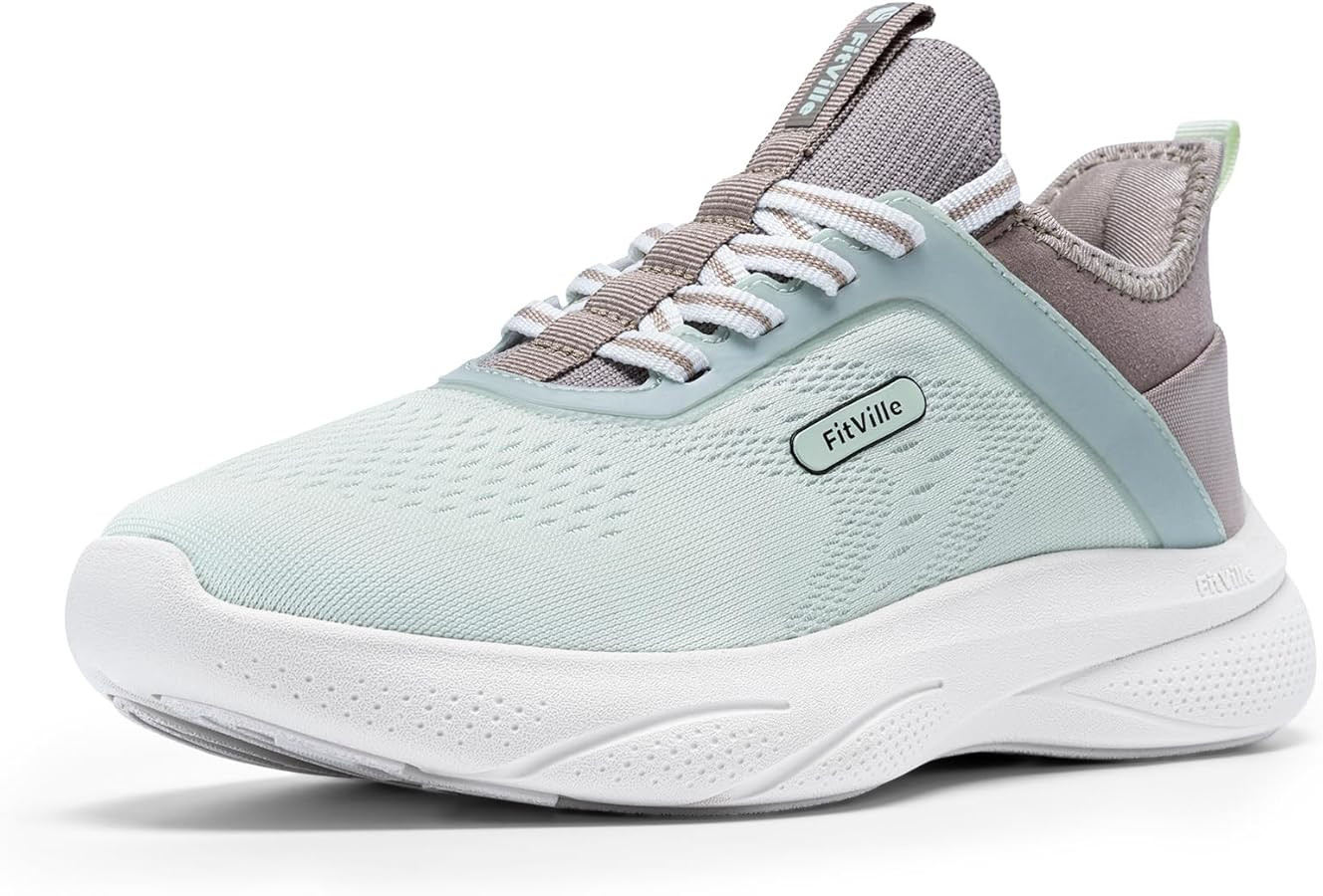 FitVille Extra Wide Shoes for Women, Hands Free Slip On Sneakers Lightweight Wide Walking Shoes A... | Amazon (US)