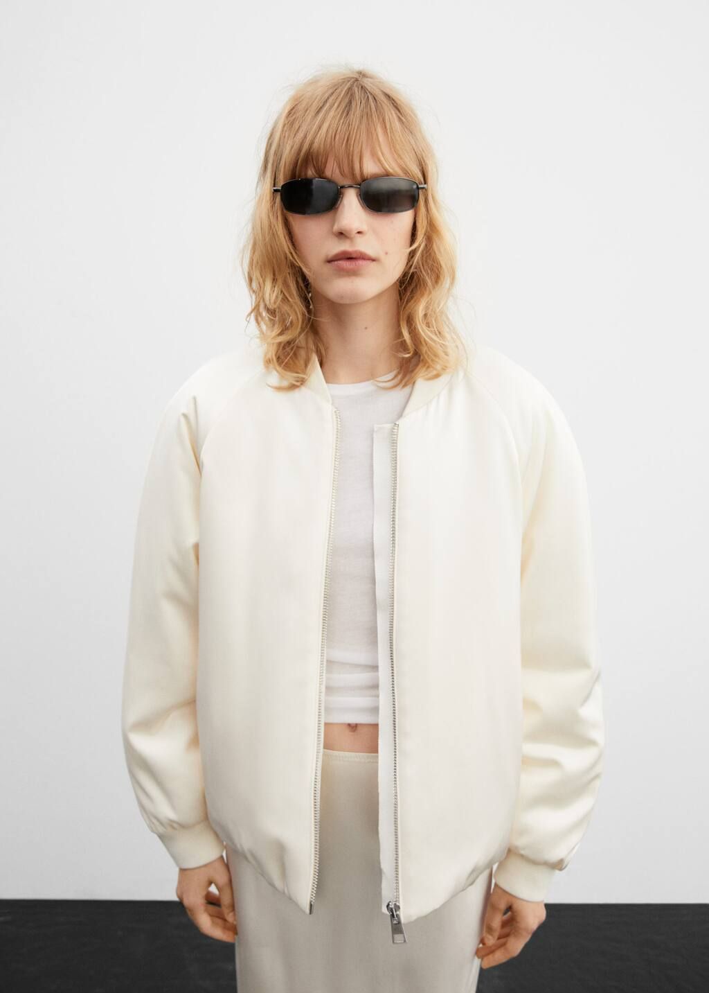 Quilted bomber jacket | MANGO (US)