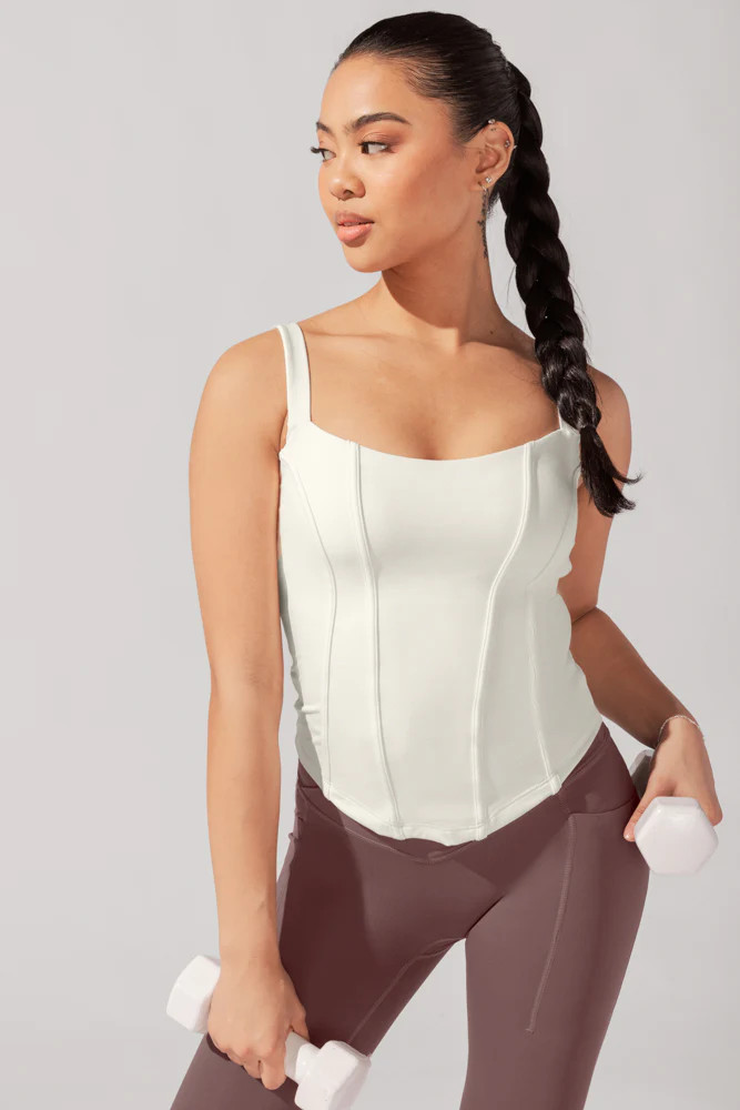 Corset Cami - Coconut Cream | POPFLEX