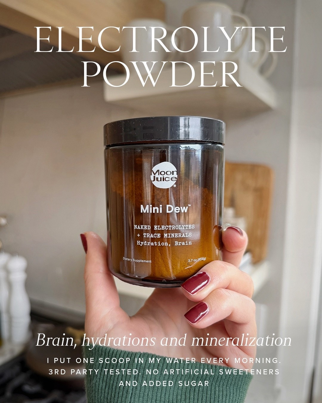 Health and wellness favorite / clean electrolyte powder for hydration and brain health!🧠


#LTKActive #LTKselfcare #LTKmorningroutine