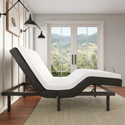 Wayfair Sleep™ 15" Massaging Zero Gravity Adjustable Bed with Wireless Remote | Wayfair North America