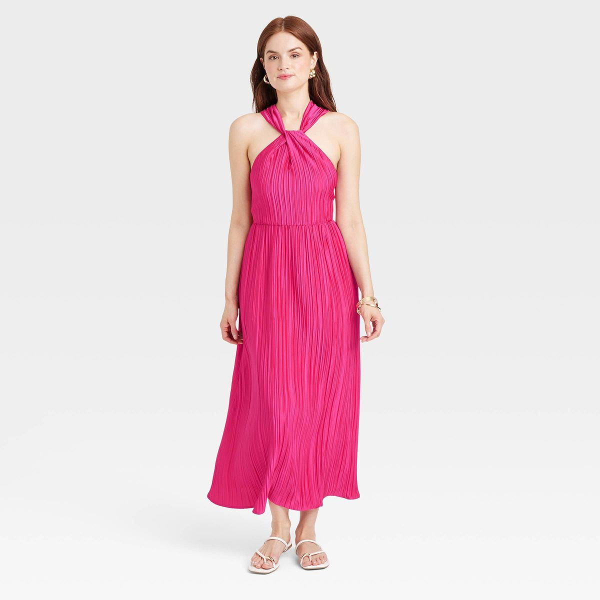 Women's Wow Occasion Knotted Midi Dress - A New Day™ | Target