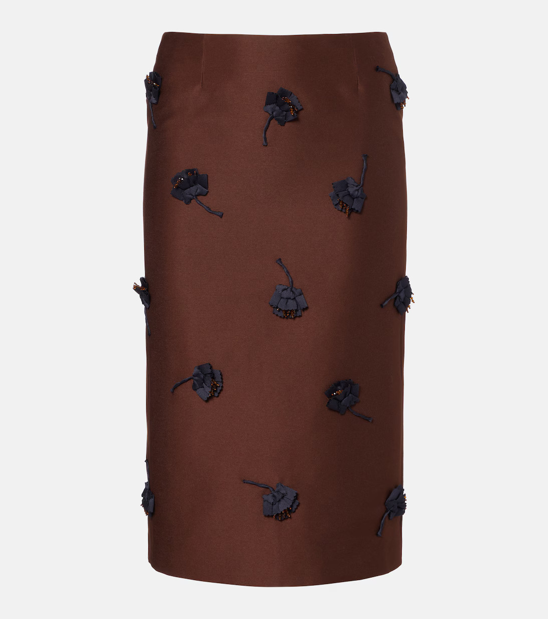Floral-appliqué midi skirt | Mytheresa (US/CA)