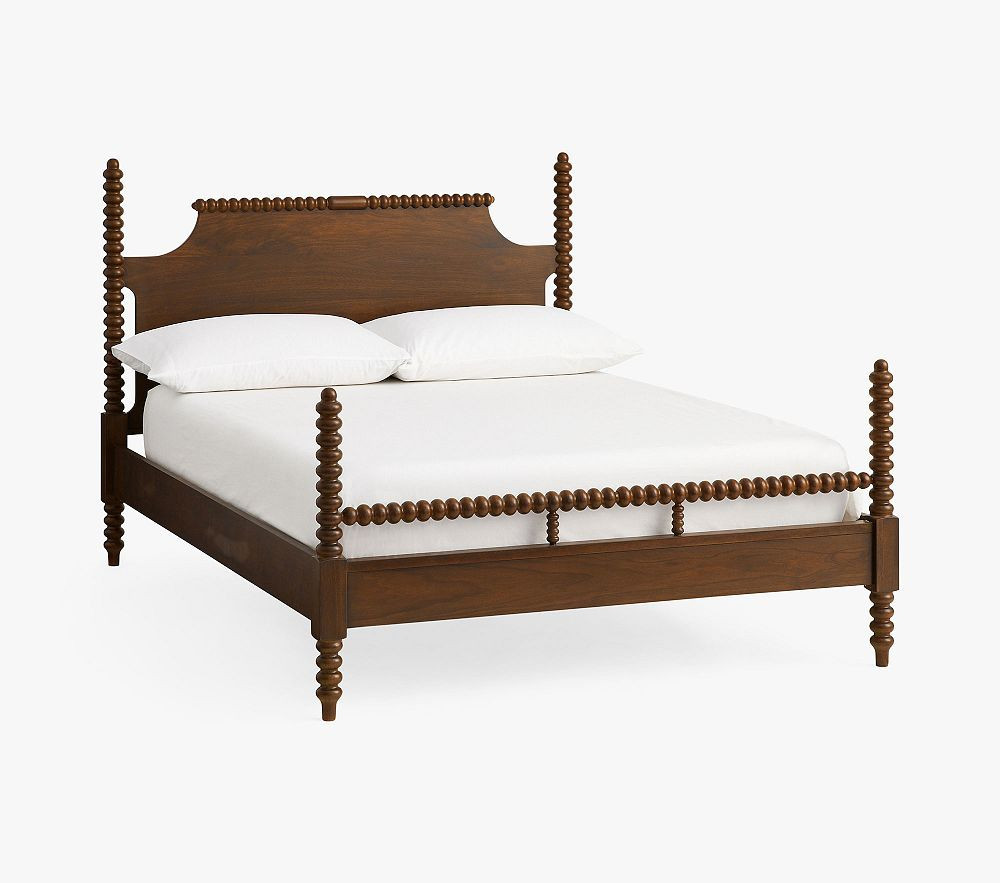 Chris Loves Julia Bed, Full, Heritage Walnut, In-Home Delivery | Pottery Barn Kids