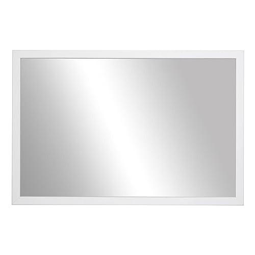 Frame My Mirror White Framed Mirror, 28" x 60" Mirror for Bathroom, Wood Frame, True Reflections Glass, Pure White Finish, Ellis Design, Hangs Horizontally or Vertically, Made in USA | Amazon (US)