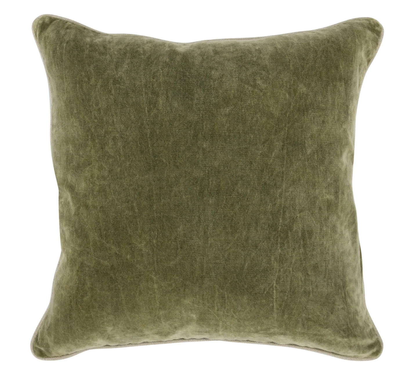 Moss Velvet Green Pillow - Set of Two | Mintly Home