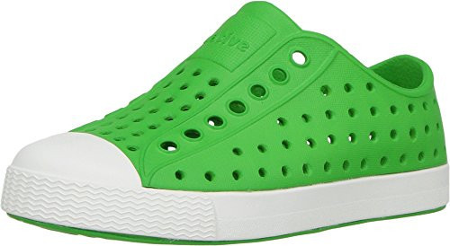 Native Shoes, Jefferson Child, Kids Lightweight Sneaker, Grasshopper Green/Shell White, 13 M US Little Kid | Amazon (US)