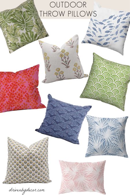 Outdoor pillows and throws are a simple way to dress up a tired outdoor space! And since @Wayfair is having their BIG Outdoor Sale, you can get several of my favorites at up to 50% off and fast shipping 🙌🏻#wayfair #wayfairpartner

Outdoor pillows, outdoor decor, porch decor, patio decorr

#LTKfindsunder100 #LTKsalealert #LTKhome