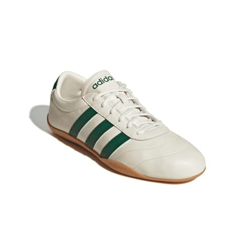 adidas Women's Grand Court Lo Sneaker, Off White/Collegiate Green/Gum, 8.5 | Amazon (US)