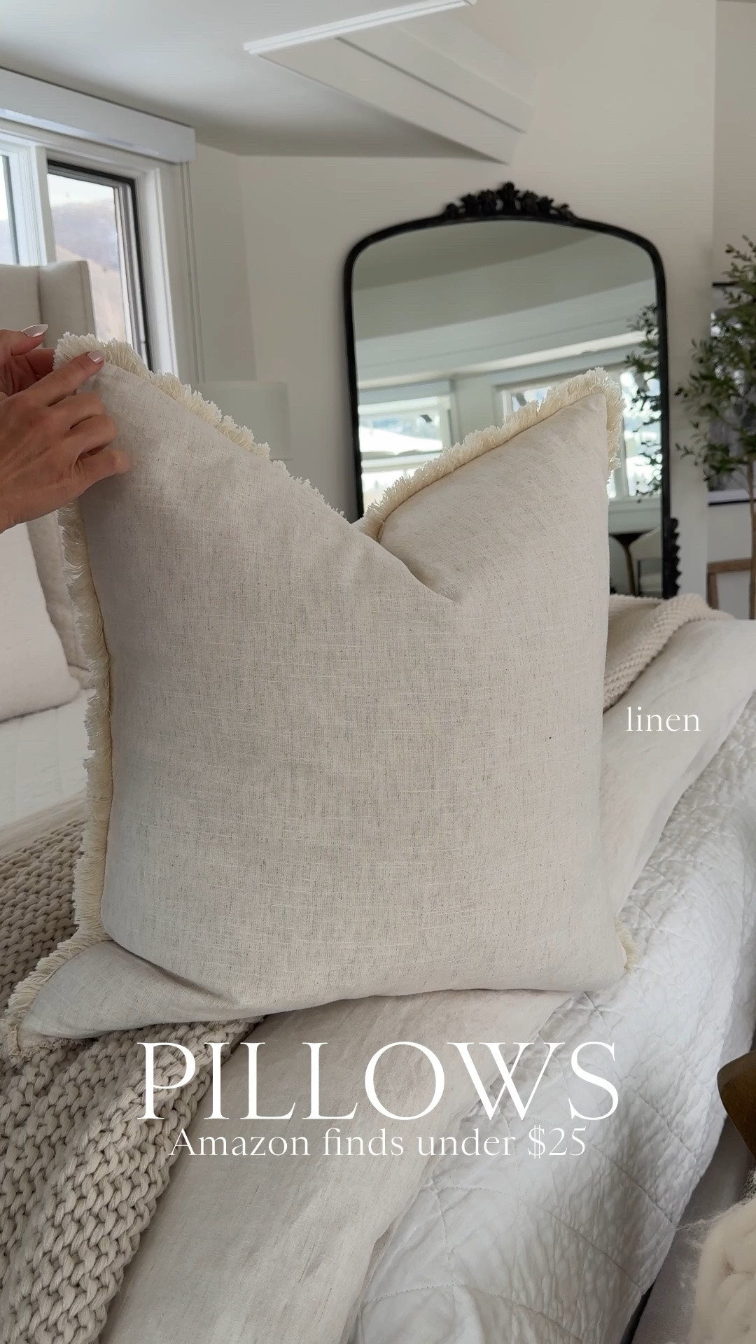 Amazon spring / summer pillow finds! Line and cotton 👏🏻 low-tox living swap!

Home decor
Living room
Bedroom

#LTKHome
