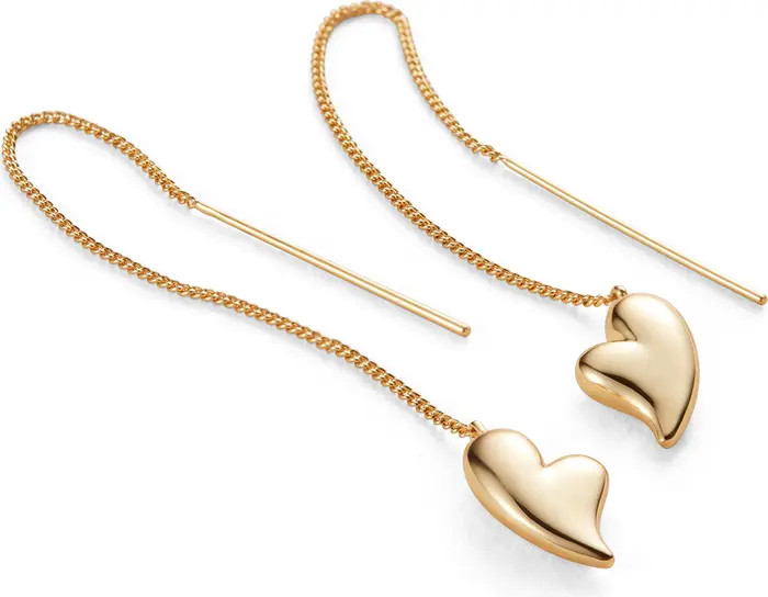 Puffy Heart Threader Earrings | Nordstrom