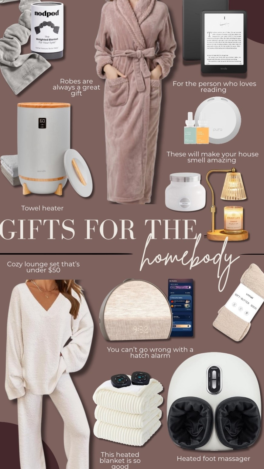 Gifts for the homebody 🤍🎁




#LTKHoliday #LTKGiftGuide #LTKFindsUnder100