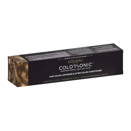 L Oreal Paris Colorsonic Ammonia Free Permanent Hair Color Cartridge - Device Sold Separately 6g Light Brown Gold ( Pack of 2). | Walmart (US)