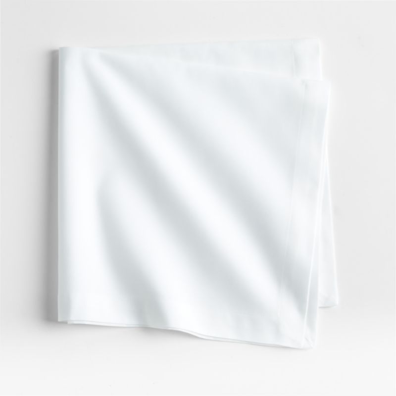 Aspen Crisp White Cotton Napkin + Reviews | Crate & Barrel | Crate & Barrel