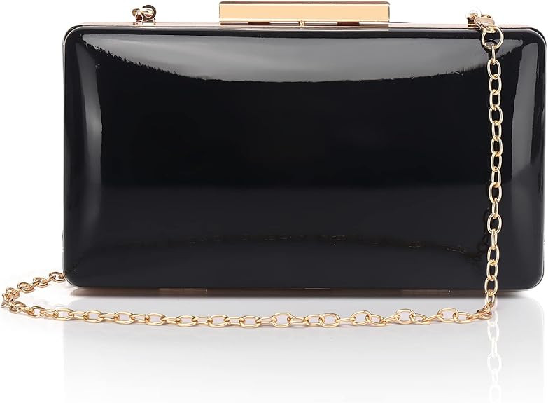 Labair Women Evening Bag Patent Leather Clutch Wedding Clutch Formal Party Purse. | Amazon (US)
