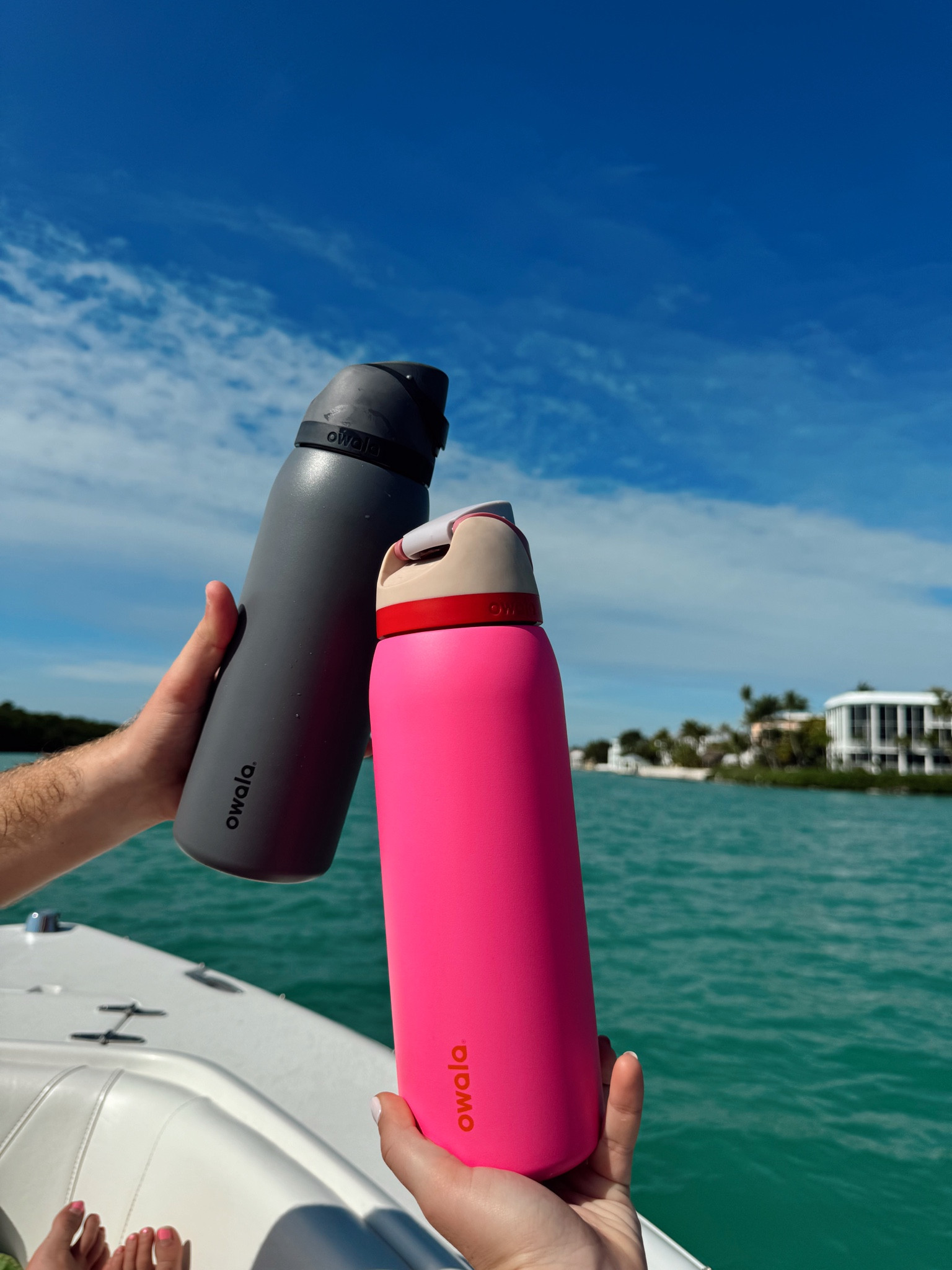 Best water bottle!! Doesn’t spill!! Great for a beach and boat day!! ☀️☀️ 
#beach #vacation #boat 

#LTKfamily #LTKfitness #LTKswim