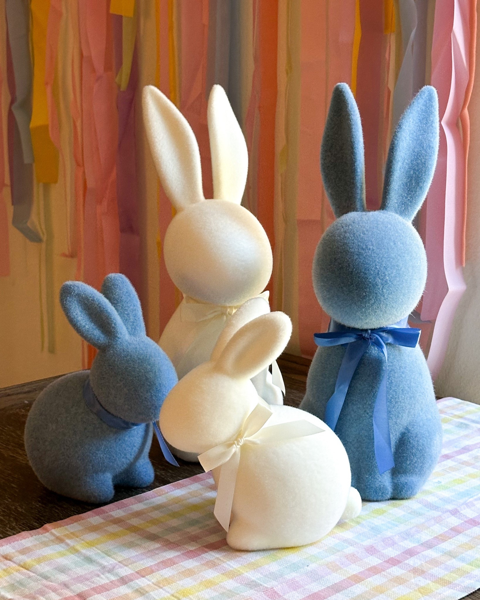 Loving all the pretty flocked bunnies! Soooo many color options too! 🐰

#LTKHome