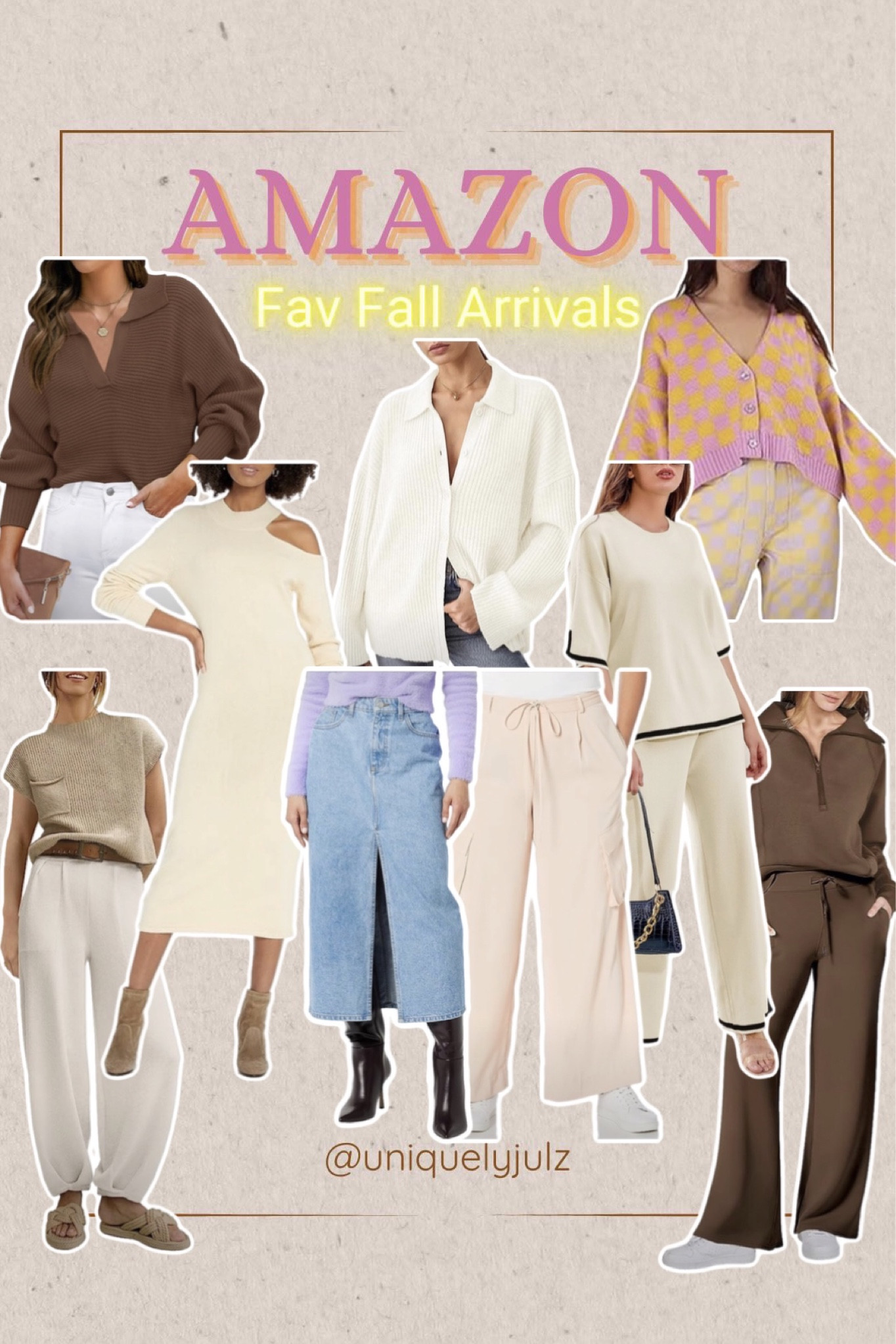 Fall styles I love from Amazon! Sets, sweater dress, half zip sweater, denim skirt and more! 

#LTKstyletip #LTKSeasonal #LTKxPrime