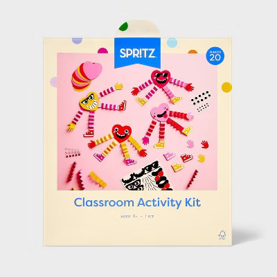 20ct Valentine's Day Heart Buddies Classroom Activity Kit - Spritz™ | Target