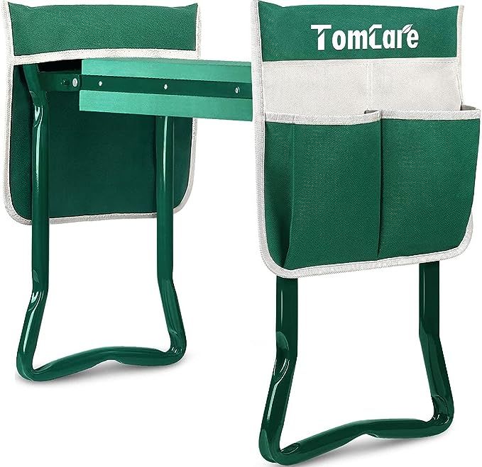 TomCare Upgraded Garden Kneeler Seat Widen Soft Kneeling Pad Garden Tools Stools Garden Bench wit... | Amazon (US)