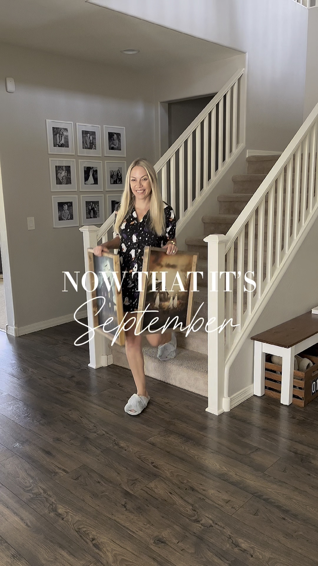 Now that it’s SEPTEMBER!!  Follow @lifeinmyarizonahome on Instagram for more inspiration. 

Now that it’s September let’s add in a little Halloween- Jack o Lantern’s, ghosts, some spooky artwork….but make it cute of course!  
The artwork is all with the briarsmoke stain….And how about these adorable pj’s!

#halloweendecor #homedecor #falldecor

#LTKHome #LTKFindsUnder50 #LTKSeasonal