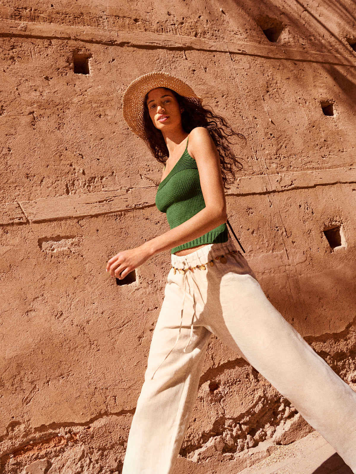 Olina Linen Pant | Reformation (Global)