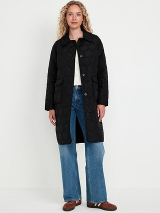 Quilted Long Jacket | Old Navy (US)