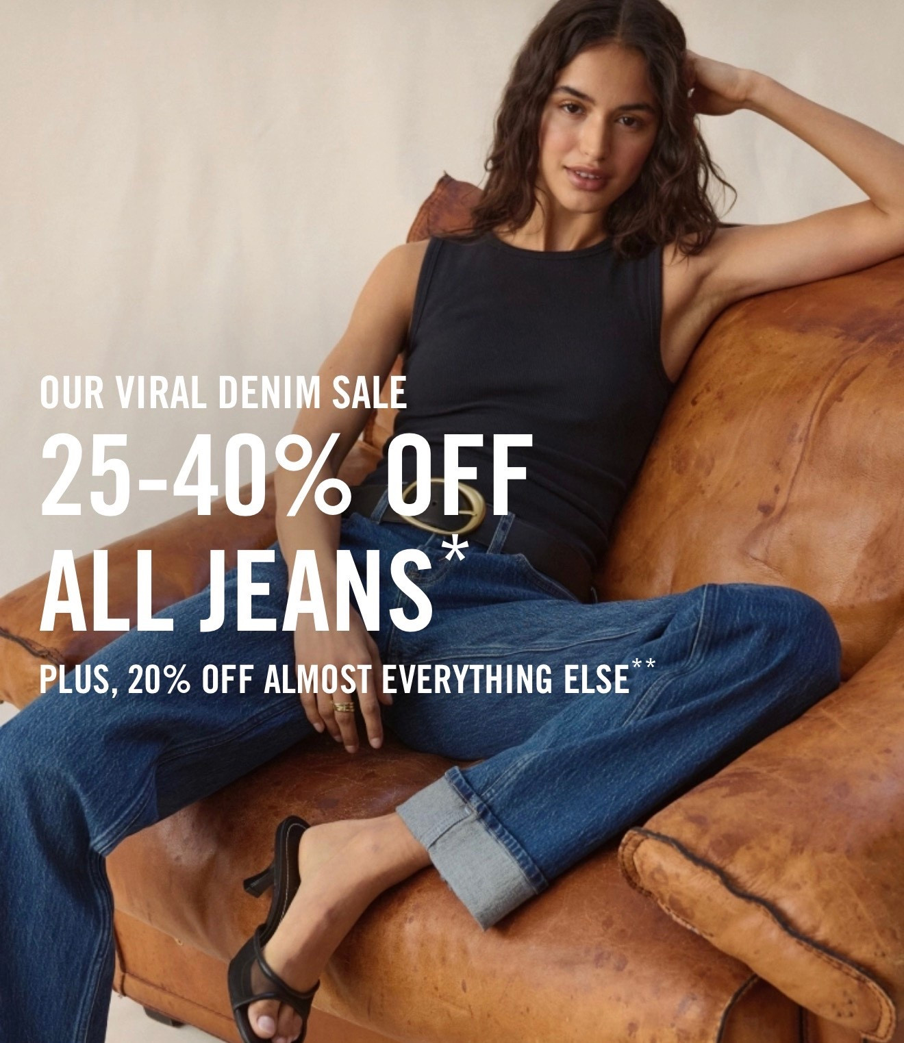 Abercrombie denim SALE is here! 👖 

Code DENIMAF for an extra 15% off through 2/2 

#LTKSaleAlert #LTKMidsize #LTKPetite