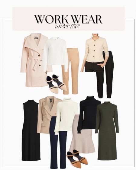 Affordable work wear
Winter work outfits 
Sweater dress 

#LTKworkwear