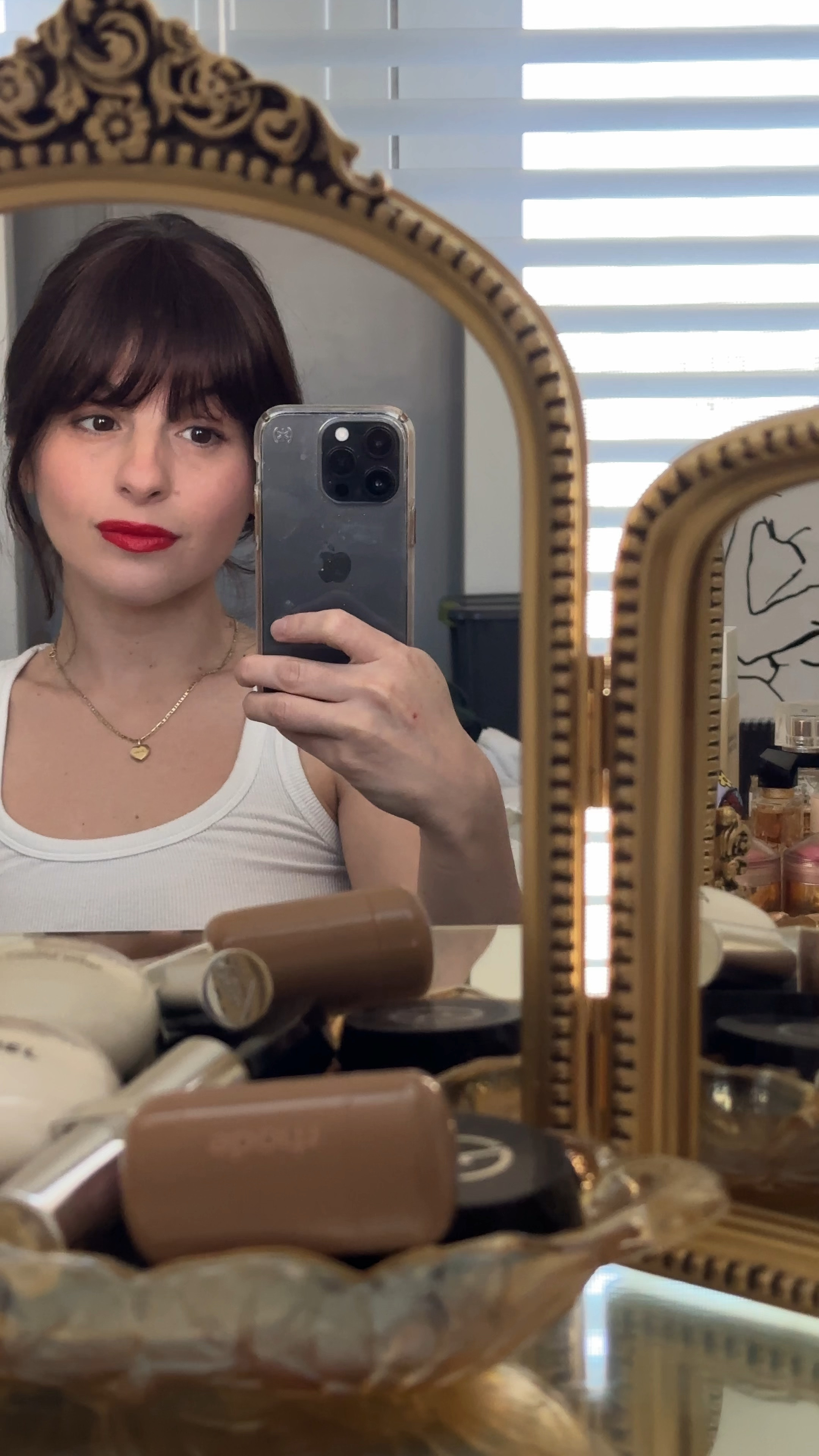 COLOR: dark brown 

my hair is not dyed. my hair is slightly darker. may try black:brown next time 

LIPSTICK: passionate 407 