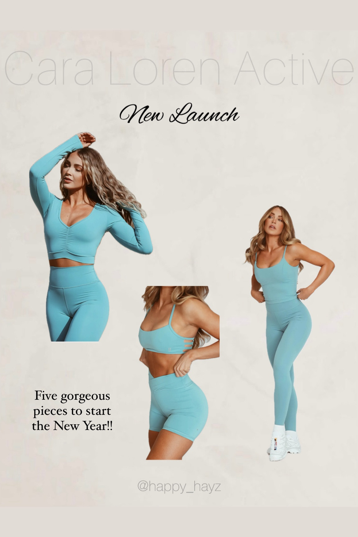 New Launch at Cara Loren Active!  Absolutely LOVE this line so much!  I do a Small in the tops and shorts and an XS in the leggings!

#LTKfindsunder100 #LTKfitness