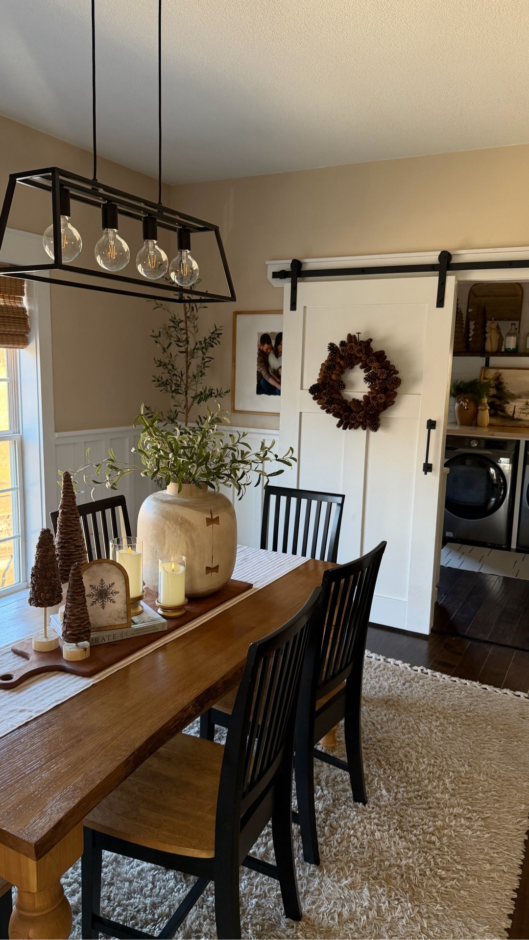 Here’s this week’s episode of STYLE MY PILE ✨

Happy Friday Eve friends! Sharing our simple Winter dining table styling this morning! We keep our day to day “tablescape” pretty simple and in the middle because as a homeschool family, we eat 3 meals a days at our table! 🥰🤗  Have a super happy day friends! 🤎🌲

#diningroom #winterdecor #betterhomesandgardens #countryliving #southernliving

#LTKdayinmylife #LTKHome #LTKSeasonal