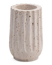 INTERNATIONAL BRASS HOUSE
8in Travertine Stone Fluted Vase
$24.99
Compare At $40 
help
Color:Natural | Marshalls