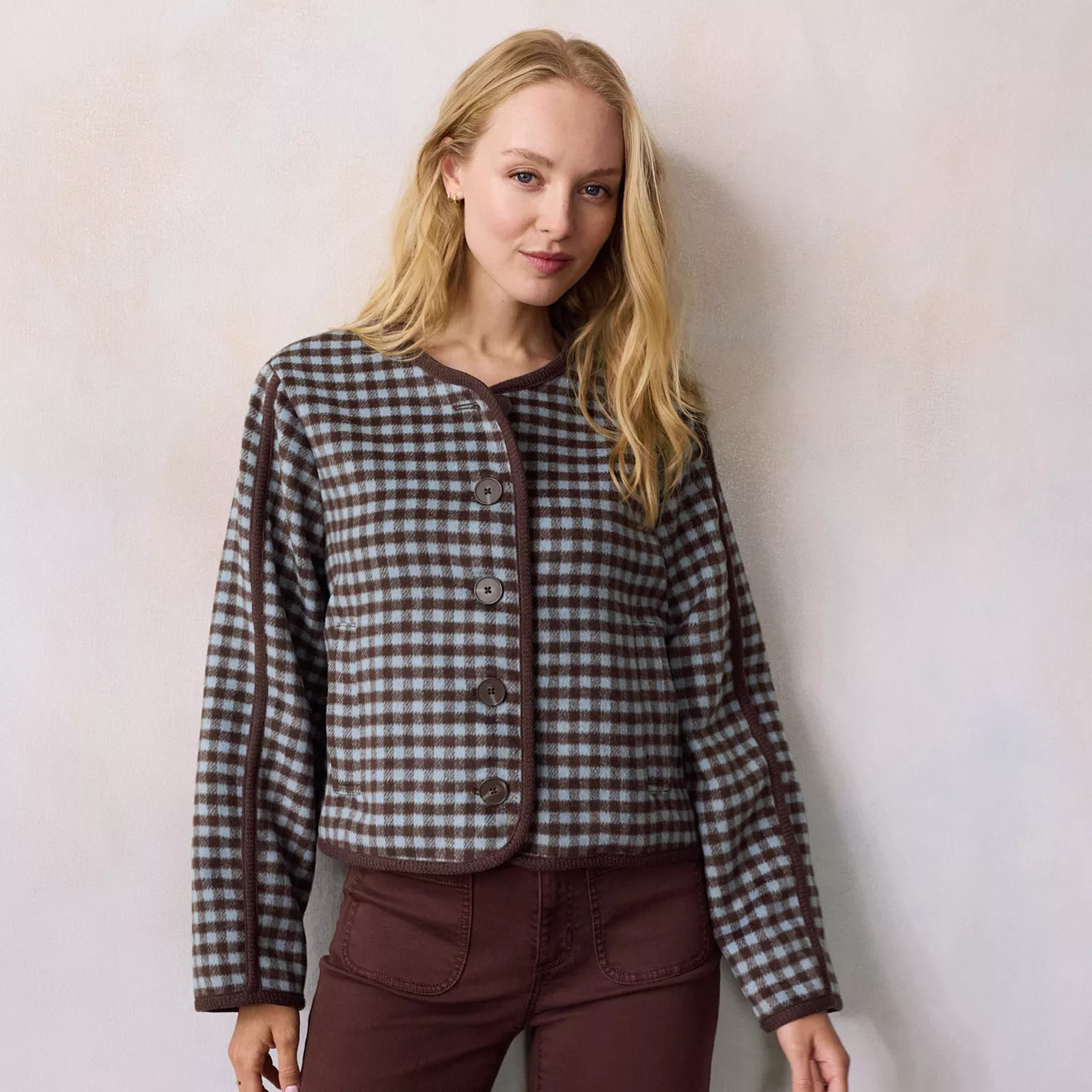 Women's LC Lauren Conrad Collarless Jacket | Kohl's