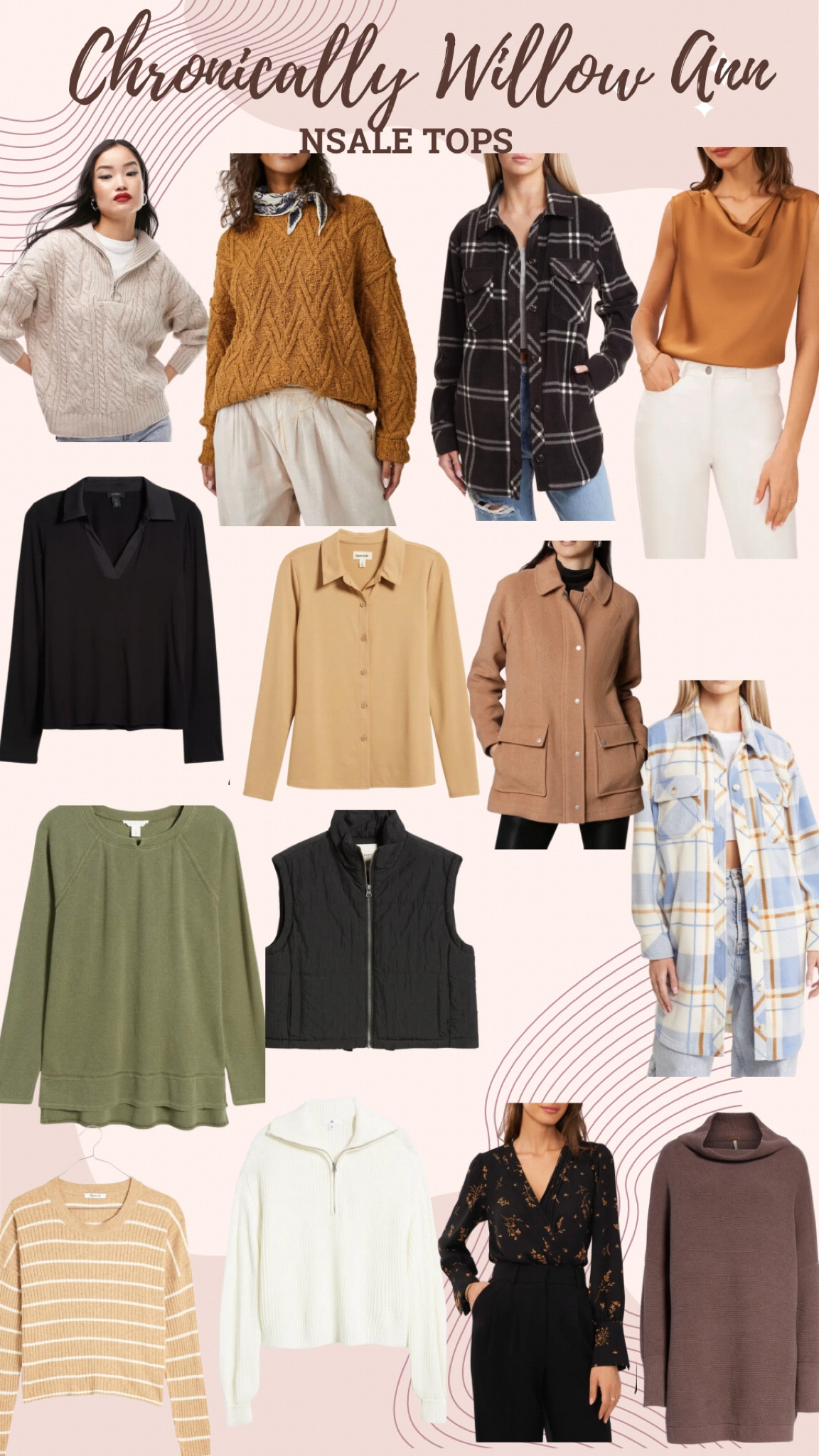 You can’t go wrong with any of these purchases. They are each timeless either sweaters, tops, jackets and you will be glad to have invested in one. Plus they are going to hold up for all the fall & winter activities. Lots coming up. Fall style essentials, fall basics, nsale essentials 

#LTKSeasonal #LTKxNSale #LTKsalealert