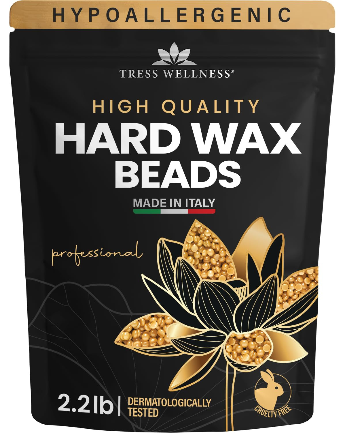 Tress Wellness Wax Beads - Dermatologically Tested - At-Home Kit for Bikini, Brazilian & Full Bod... | Amazon (US)