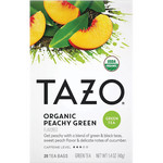 TAZO GRN TEA - ORG PEACHY GRN 20 BAG | Swanson Health Products