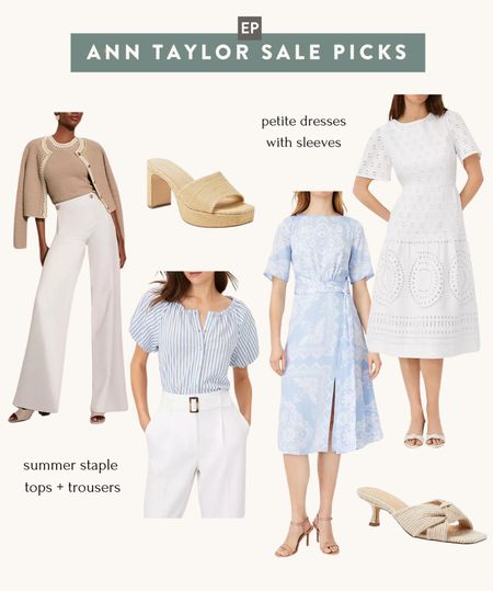 40% off plus extra 15% off at ann Taylor! 

These pants are super flattering and chic! I have them in another color and white is fully stocked 

I usually wear xxs or 00 petite, some items run bigger though I found these sailor  pants to fit more TTS!

All items available in petites and shoes starting in size 5 


#LTKfindsunder100 #LTKsalealert #LTKworkwear