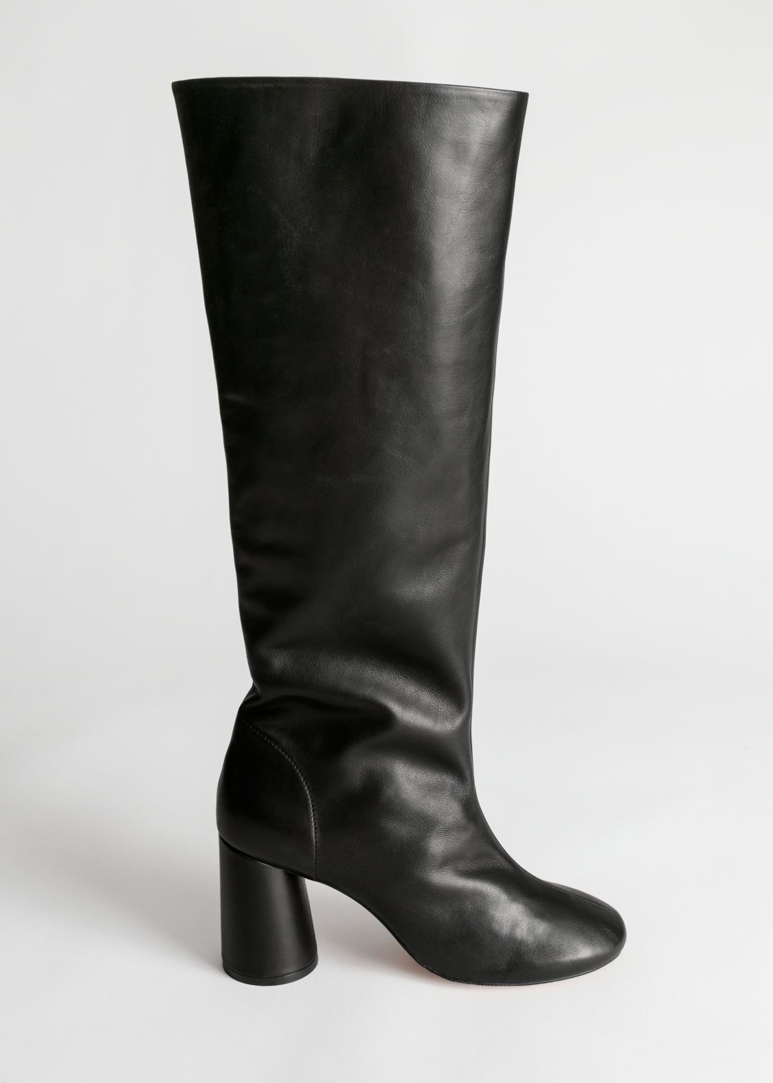 Gathered Slouch Leather Boots | & Other Stories (EU + UK)