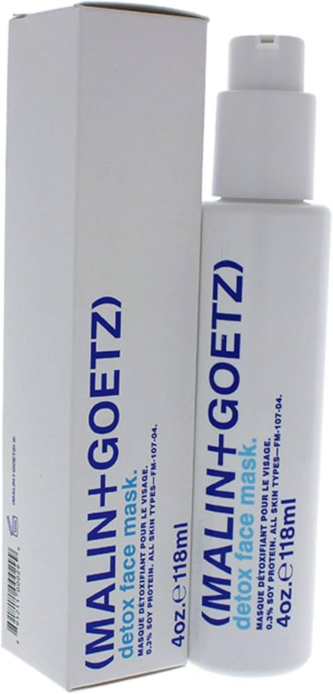 Malin + Goetz Detox Face Mask, 5-minute oxygenating mask, natural, gentle, effective on all skin ... | Amazon (US)