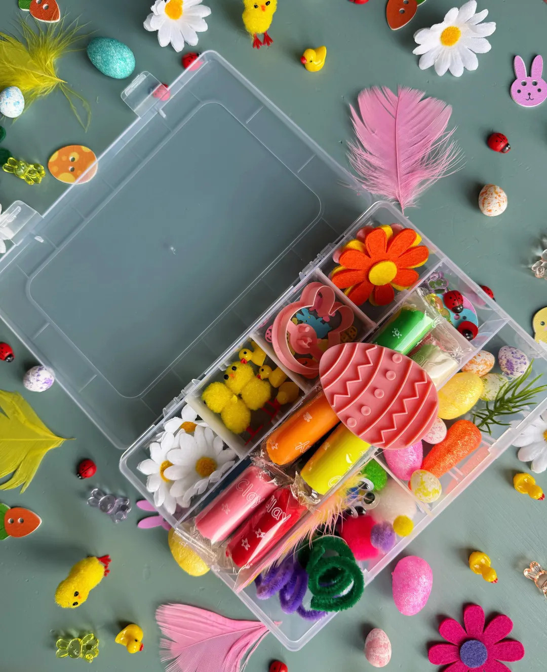 Easter Spring Play Dough Sensory Kit (Playdough Gift for Kids) | Etsy (US)