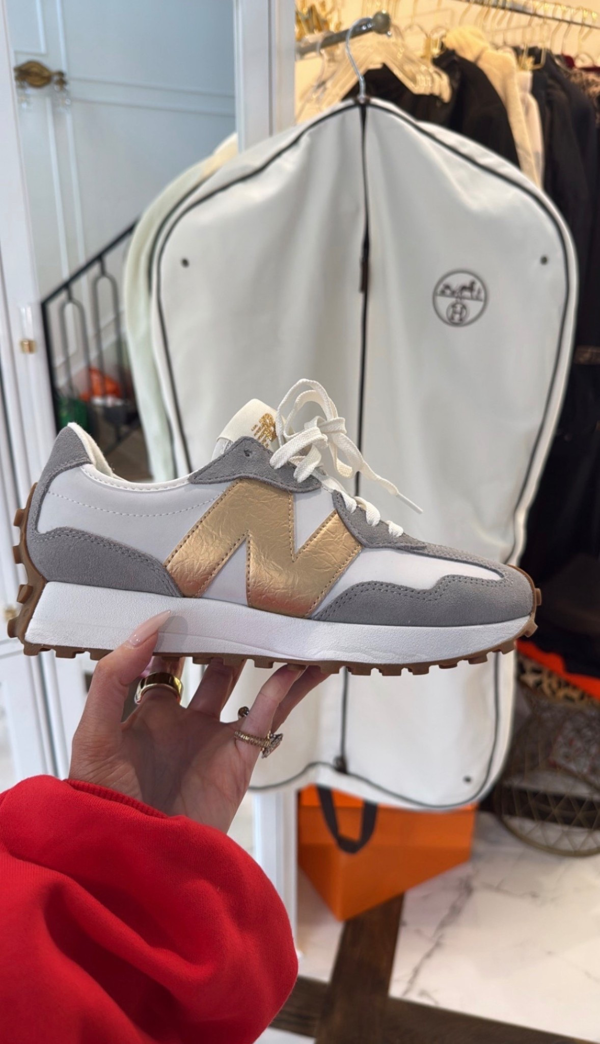 Restock Alert!!! These tennis shoes that you all sold out is back in stock! 

New Balance, Tennis Shoes, Sneakers, New Balance 327, Grey Sneakers, Gold Sneakers, Emily Ann Gemma

#LTKootd #LTKdayinmylife #LTKSpringSale