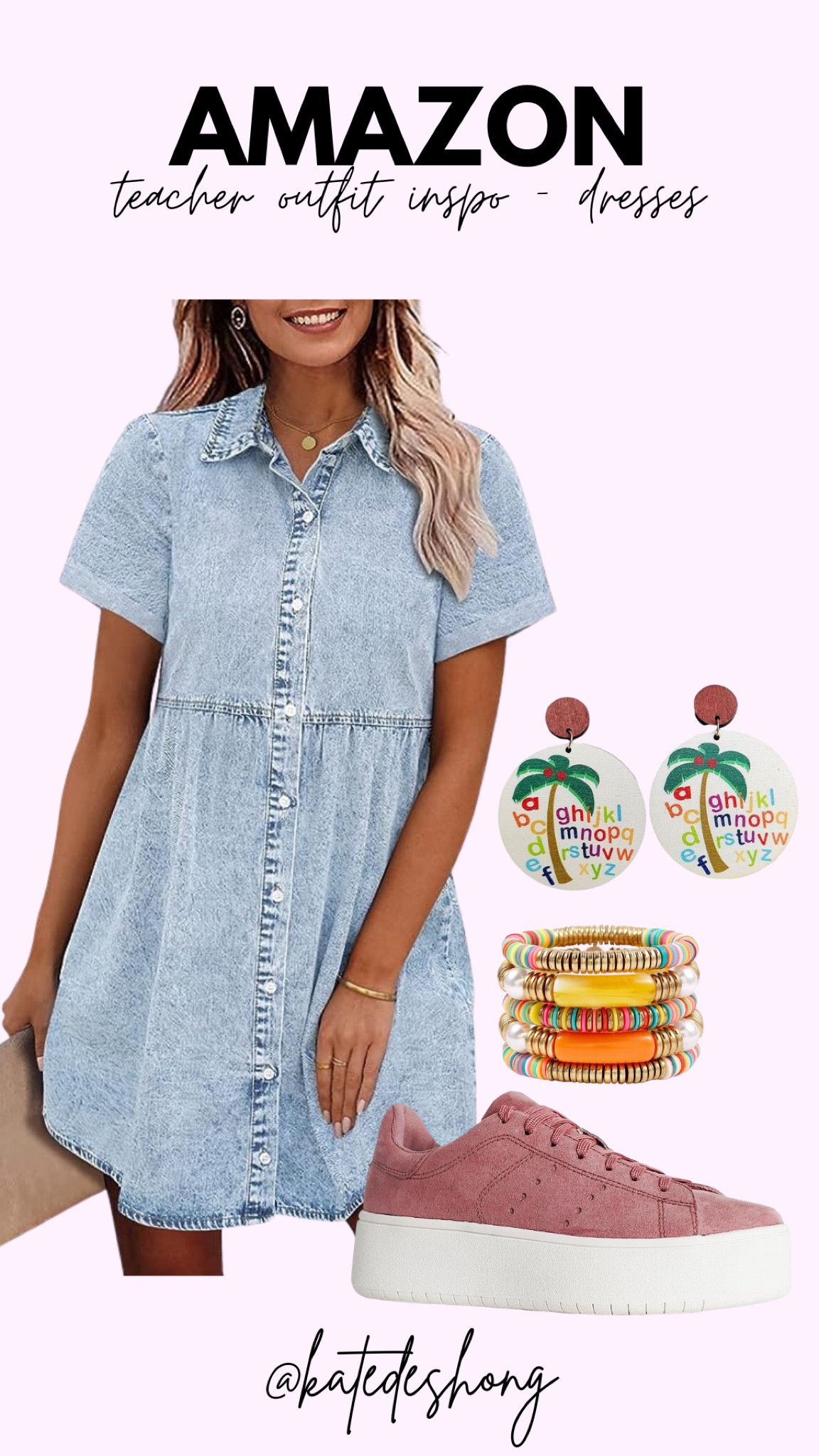 Teacher outfits. Work wear outfits. Casual work outfits. Dresses. Maxi dress. Work dress. Amazon finds. budget shopping. Teacher earrings. Back to school. Pencils. Graphic tee. Cute headband. Teacher headband. Under $50. Teacher outfit inspo. Pinterest teacher. Kindergarten teacher. Comfy dress. Modest dress 

#LTKSeasonal #LTKFind #LTKBacktoSchool